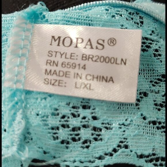 LADIES TURQUOUSE SEXY SHEAR SEE THROUGH TOP L-XL - Picture 5 of 5